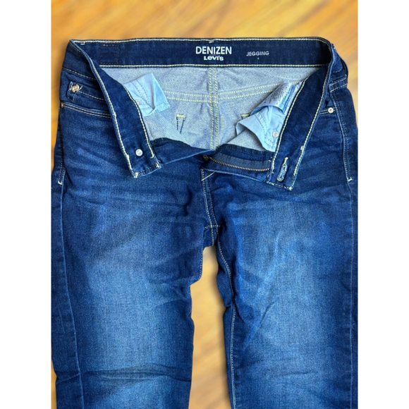 Denizen from Levi's Juniors Size 7 Waist 28 High Rise Super Skinny Jeggings Chic - Picture 7 of 15